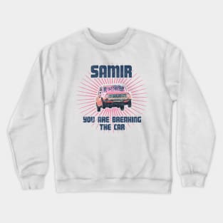 Samir Rally Car Crewneck Sweatshirt